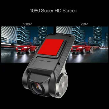 Anytek ADAS WIFI Vožnja Avtomobila Diktafon 1080P USB Android Elektronski Pes Avto DVR Night Vision ADAS Parkiranje Spremljanje Dash Fotoaparat