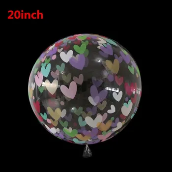 50pcs Pregleden Globusi Jasno Balon na Helij Napihljivi Bobo Balonov, Poroka, Rojstni dan Baby Tuš Dekoracijo Mehurček dobave