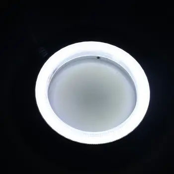 60 LED Obroč Svetlobe za Mikroskop Nastavljiva Svetlost STEREO ZOOM USB Priključite Svetlobni Vir Shadowless luč za ostrenje Lučka