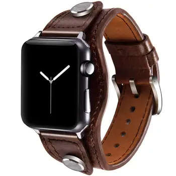 Trak Za Apple gledati serije 5 4 3 2 1 Usnje, Manšeta Zapestnica watchband iWatch band 42mm/38 mm correa Apple watch band 44 mm 40 mm