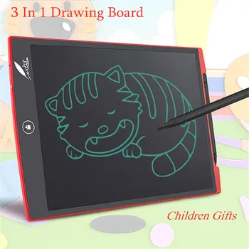12 Inch LCD Pisni obliki Tablet LCD Rokopis Blazine 3 V 1 Mouse Pad Ravnila za Risanje Tablet Pisanje Odbor Otroci, Otroci Darila