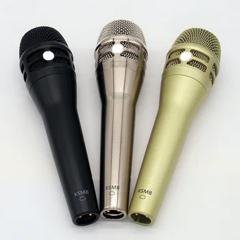 Strokovno Karaoke Mikrofon KSM8 Dinamični Vokalni Klasičnih Živo Žično Ročni Mikrofon Super-Cardioid Clear Sound Stage Performance