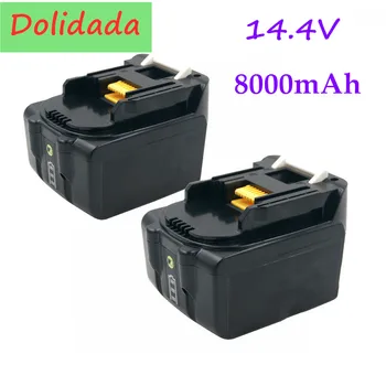 Original 14,4 V 8.0 mAh Li-Ionska baterija za MAKITA baterija 14,4 V BL1430 BL1415 194066-1-194065-3 194559-8 MAK1430Li. MET1821