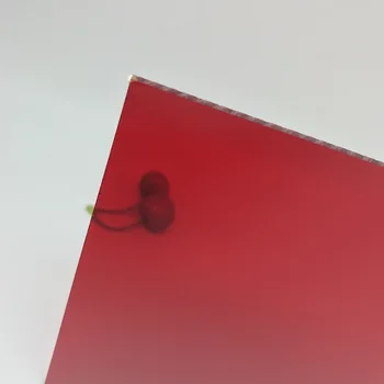300x300x3mm odtenek sive odtenek rdeče akril stanja pmma pleksi prosojno sivo prosojno rdeča plastična plošča