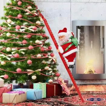 2020 Električni Santa Claus Plezalno Lestev Viseči Okras Stranka Okras Božično Drevo Okraski Novo Leto Otroci Darila