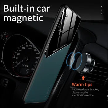 Za Xiaomi Opomba 10 Lite Primeru Luksuznih Usnjenih Magnetni Telefon Kritje Xiaomi Mi 10 Pro Lite Ultra CC9 Pro Nazaj Primerih Mehko Trdo Coque