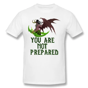 Nov poletni T Shirt Illidan Stormrage T-Majica Bombaž Diablo ofertas Tee Majica