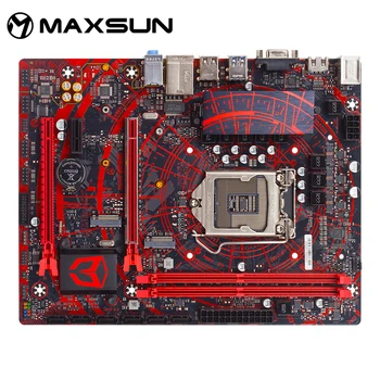 MAXSUN Motherboard Meterstone B460M USB3.1*3 LGA1200 M-ATX SATA 3.0 PCI-E NVME podporo intel 10. Jedro PCIE 16X zlitine oklep reža