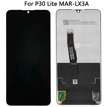 Za Huawei P30 Lite MAR-LX3A LCD-Zaslon, Zaslon na Dotik, Računalnike Skupščine MAR-LX1 LX2 AL01 LCD Touch Senzor Zaslon