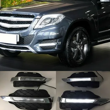1 nastavite 12v ABS LED DRL Dnevnih Luči Za Mercedes Benz W204 GLK300 GLK350 GLK500 2013 2016