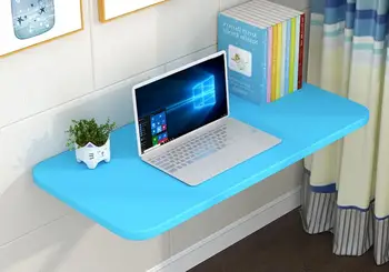 80*50 CM Večnamensko Stensko montažo Laptop desk Zložljiva Študija Mizi Steni Visi Jedilna Miza