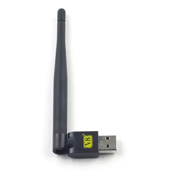 USB WiFi, TV Set Top Box Antena za Freesat V7 V8 Serije Satelitski Digitalnih Brezžičnih za računalnik prenosnik