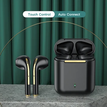 Novo J18 TWS Bluetooth Slušalke Brezžične Slušalke Za Pametni telefon Športih na Prostem, določanje Položaja, se Dotaknite Ljudstvo Stereo HD Mic Slušalke