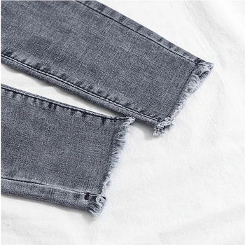 2020 novo Suh Ženske Jeans Traper Hlače Raztegljive Bombažne tkanine ženska svinčnik hlače classic sivi dame dolge hlače jeans