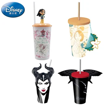 Original Disney Mulan Princesa Maleficent Srčkan Slame Pokal Kokice Vedro Zbirka Aktivni Slika Risanka Darilo za Dekleta