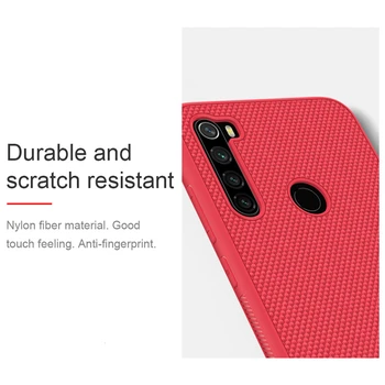 Za Xiaomi Redmi Opomba 8 NILLKIN Teksturirane Najlon vlakna trajno non-slip Tanek in lahek hrbtni pokrovček Za Xiaomi Redmi Opomba 8 Pro Primeru