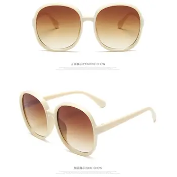 2020 Nov Krog sončna Očala Ženske Prevelik Dame Moda Moških Plastičnih Prostem Gradient sončna Očala UV400 Gafas De Sol