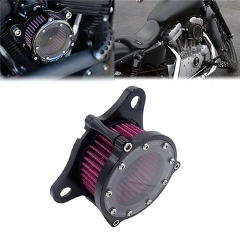 1 Set Univerzalnih Zrak Čistejši Filter motornega kolesa Čistilo Sesalni Filter za Harley Sportster 1200 Meri /Štirideset Osmih/ Sportster 883