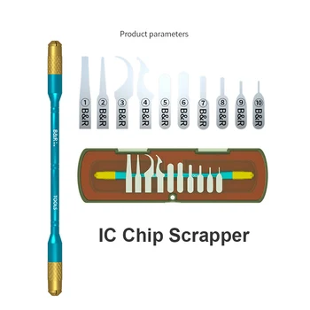 Čipu IC, Ultra Tanek Lepilo Odstranite Rezilo za Telefon NAND CPU UV Lepilo Čiščenje BGA Predela Razstaviti Nož DIY Orodja za Popravilo