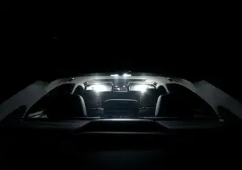 19pcs Avto LED Luč za Audi A6 C6 Avant,Canbus Auto Notranje luči Žarnice za Audi A6 4F 05-11 Dome Branje Luči #