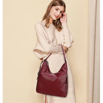 Novo vintage torbico za lady tote vrečko luksuzne ročne torbe ženske torbe oblikovalec pu usnje multi-žep ramo torbe za ženske 2021