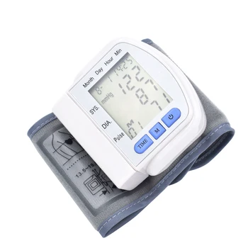 Brezplačna dostava za Zapestje Tonometer Utrip Monitor Zapestje Krvni Tlak Monitorji medidor de pressao arterijski