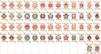 Anime Touhou Projekta Flandre Scarlet Remilia Hakurei Reimu Cirno Slika Papir Poker Mizo Igralne Karte Odbor Ustvarjalna Igrača Darilo