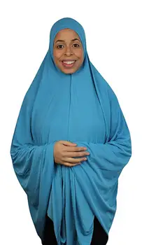 Muslimanski moda, oblačila Hidžab molitev oblačila muslimanskih oblačil žensk jilbab Islamske izdelkov za odrasle dekleta djelaba femme ČRNA