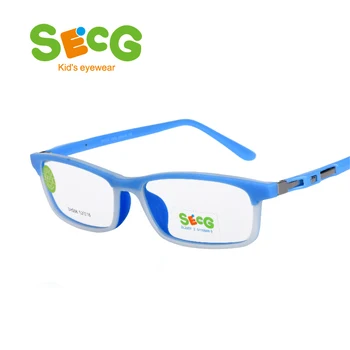 SECG Ljubka, Mehka, Prožna Optični Otrok Očal Okvir Silikona Otroci Očala Očala za Kratkovidnost Daljnovidnost Oculos Očala
