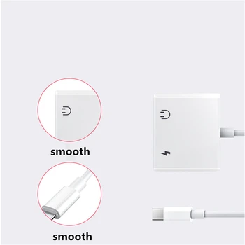 USB C do 3,5 mm Jack za Slušalke Aux Zvočna kartica Tip C Polnilnik Ključ Pretvornik Adapter Za Google Pixel Za Samsung Za iPad