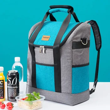 Nova moda, Velike zmogljivosti, kosilo vrečko Zgosti toplotna izolacija torba za Družinsko potovanje priložnostne termo hrano in hladno pijačo piknik vrečko
