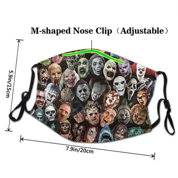 Zombi Living Dead Mascarilla Masko Na Obrazu Masko Obrazi Grozljive Maske Fation Usta Masko Proti Dustproof Masko