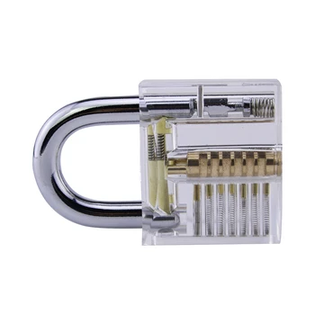 Locksmith Pregleden Vidni Fra Mini Prikaz Praktičnih Ključavnico Hasps Usposabljanje Spretnosti za Pohištvo Strojne opreme