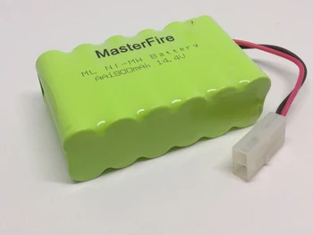 MasterFire 2nahrbtnik/veliko Novih 14,4 V AA 1800mAh NI-MH Baterija za ponovno Polnjenje NiMH Baterij Paket z vtič