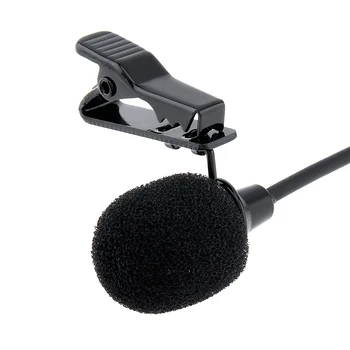 3,5 MM Mini Slušalke, Mikrofon Mobilnega Telefona DSLR Fotoaparat Clip-on River Kondenzator Mikrofon za Snemanje/Govor/Predavanja