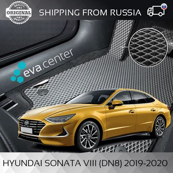 Avto Preproge, EVA za Hyundai Sonata VIII (DN8) 2019-2020 komplet 4x preproge in skakalec predor/Eva preproge avto