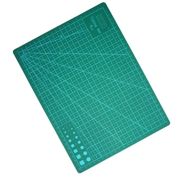 Strokovno Dvojno Stranicami Trajno Non-Slip Rotacijski Mat za Scrapbooking, Quilting, Šivanje-3 mm Debele A4 22*30 mm 8.6