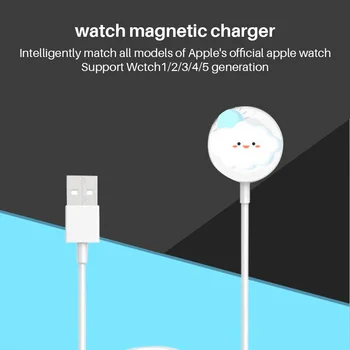 Za Apple iWatch Serije 4 3 2 1 Brezžični Polnilnik USB Magnetni Watch hitro Kabel za Polnjenje, Polnilnik Pametno Gledati Brezžično Polnjenje