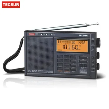 TECSUN PL-600 Digitalni Radio Iskanje Polno-Band FM/MW/SW-SSB/PLL SINTETIZIRANI Stereo Radijski Sprejemnik (4xAA) PL600 Prenosni Radio