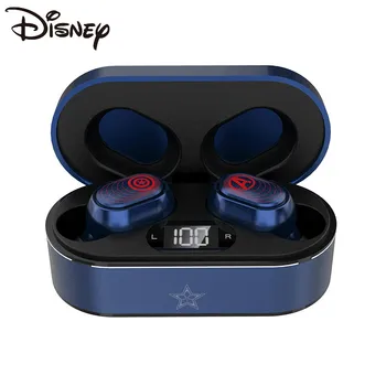 Disney certified pravi brezžični digitalni LED zaslon, Bluetooth slušalke v ušesa glasbenih delovanje mobilnega telefona univerzalni