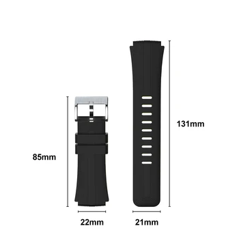 Univerzalni WatchStrap 22 mm Dveh barvnih Watchband za LOKMAT