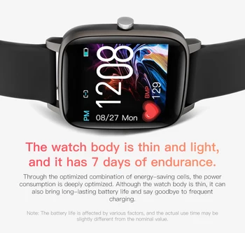 T98 Pametno Gledati 2020 Telesne Temperature Fitnes Tracker Krvni Tlak Monitor Smartwatch Bluetooth Smartwatch