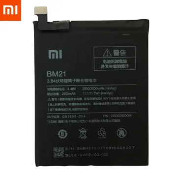 Xiao Mi Original Baterijo Telefona BM21 Za Xiaomi Mi Upoštevajte, 3GB RAM Visoke Kakovosti 3000mAh Mobilnega Telefona baterije + Brezplačna Orodja