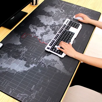 30x70cm/30x80cm/40x90cm Zemljevidu Sveta Mousepad Zaklepanje Robu Velike Gume Mouse Pad Nepremočljiva Desk Gaming Mousepad Mat