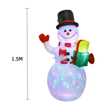 Božič Osvetljeno Napihljivi Snežaka, LED Luči, Igrače, Okraski za Lutke LED Dvorišče Prop za Gospodinjstvo Stranke Okraski