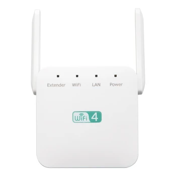 WiFi Signala Extender, Doma, 300 Mbps Wireless Repeater, WiFi Range Extender Signala, Ojačanje, Ojačevalec-Bela