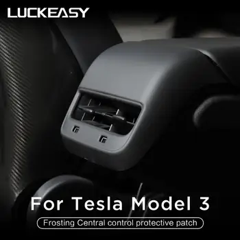 LUCKEASY Za Tesla Model 3 Avto notranja oprema okna gumb / center control / door stikalo za zaklepanje skupaj notranjost obliž