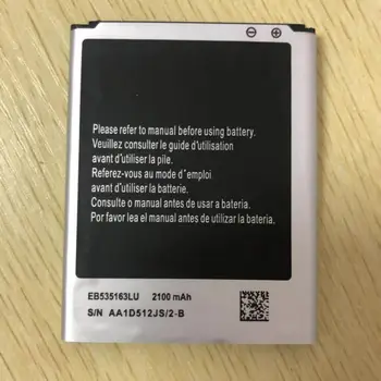 Novo EB535163LU Li-ion Mobilnega Telefona Baterije Za Samsung Galaxy Grand Neo/Lite/i9060/9060/GT-I9060,GT-I9062,2100mAh,Visoke Kakovosti
