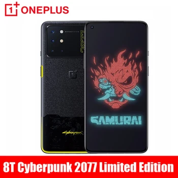 Original Oneplus 8T Cybarpunk 2077 Limited Edition 5G Mobilni Telefon 65W veliko polnjenje Snapdragon 865 Android 11 AMOLED Zaslon OnePlus