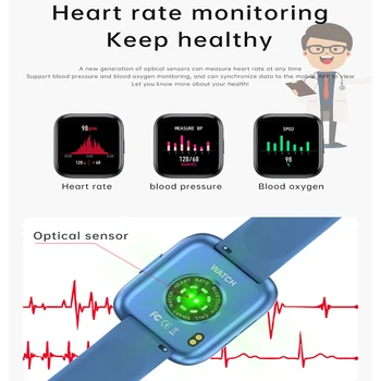 2020 za Pametno gledati dotik, Bluetooth klic pametna zapestnica monitor srčnega utripa, krvnega tlaka, šport, glasba, moda pazi amazfit darilo